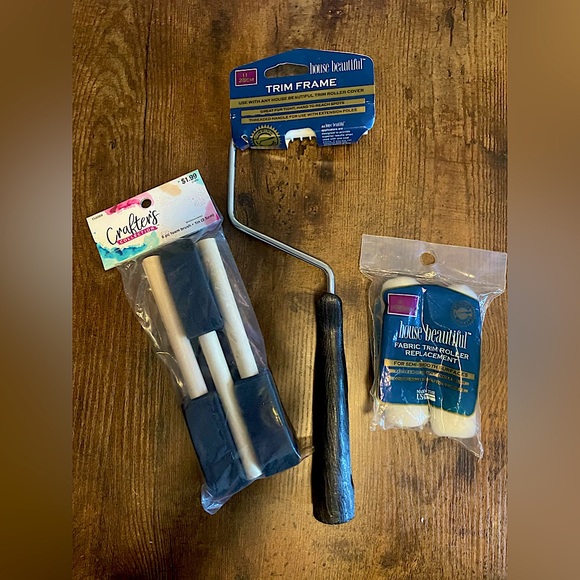 Roller brush w/ Rollers & Foam Brushes Set - Picture 1 of 7